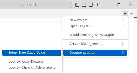 show setup guide